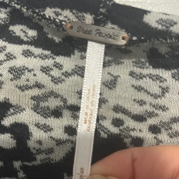 Free People Monochrome Patterned Sweater - Picture 2 of 6